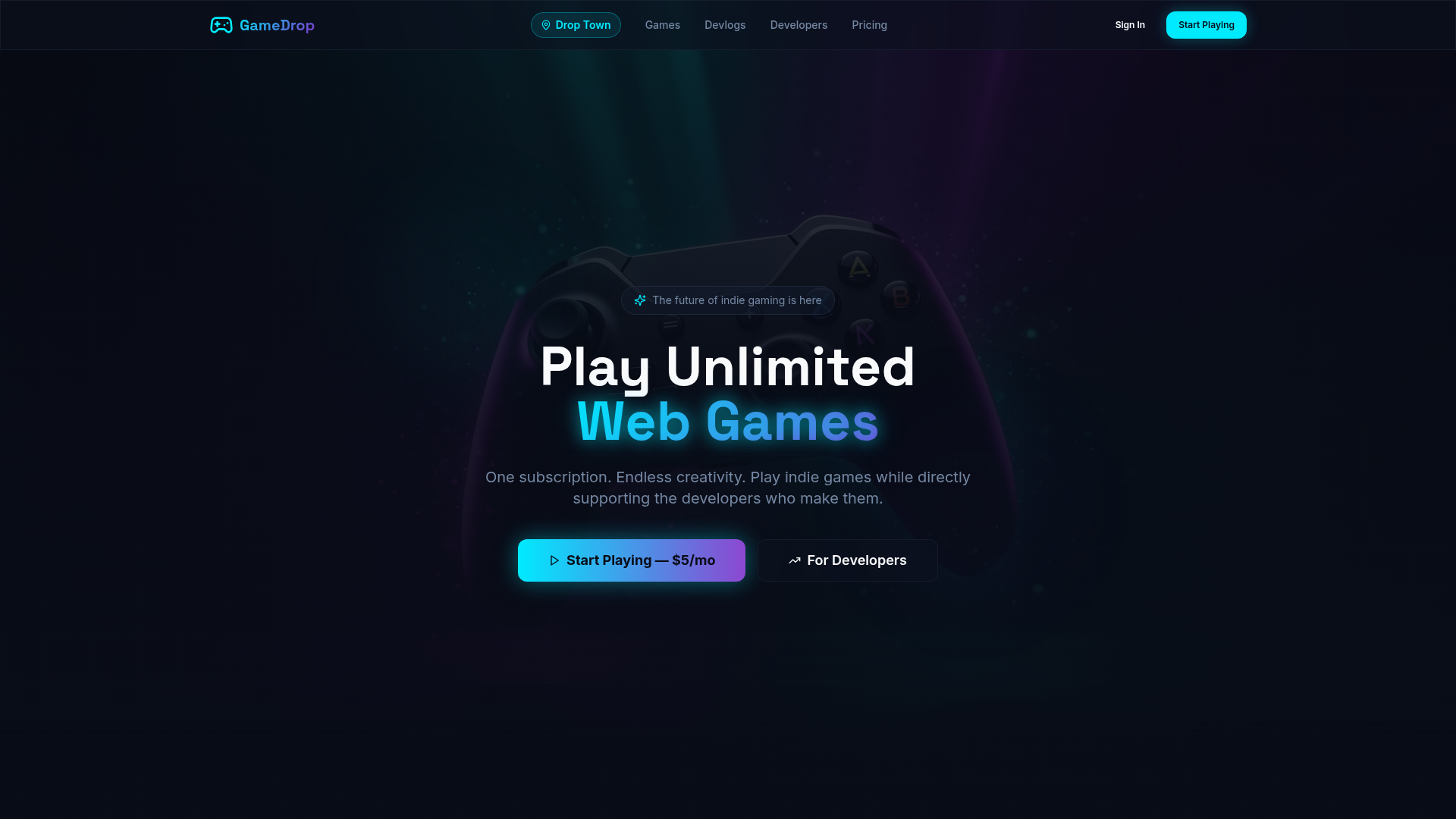 Game Drop — Play unlimited indie web games.